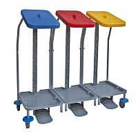 Cleaning trolley LINEN 23for waste containers