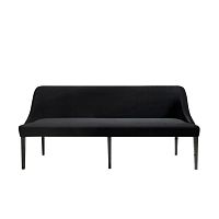 Traditional upholstered bench VICKYfabricleatherwooden