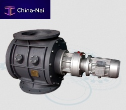 Pneumatic conveying rotary valve GRV for foodpowderround-flange
