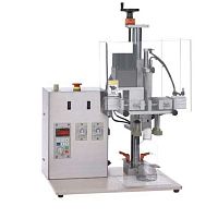 Pneumatic screw capping machine CWsemi-automaticfor crown capsfor cosmetic products