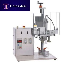 Pneumatic screw capping machine CWsemi-automaticfor crown capsfor cosmetic products
