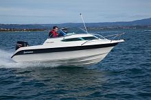 Outboard cabin cruiser 495 CLASSIC XLopenside console4-person max.