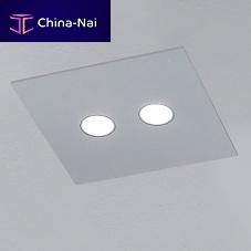 Recessed ceiling light fixture SWING ILEDrectangularaluminum