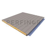 Facade insulating sandwich panel aluminum facingsteel facingmineral wool core