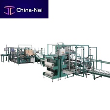 Wrap-around case packer sleeve wrapping machine automaticfor paper