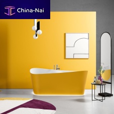 Oval bathtub INFINITIVEfree-standingfor homescontemporary