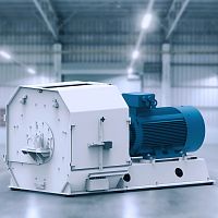 Hammer mill strawgrainwheat