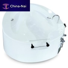 Free-standing bathtub BIRTHING BATH I12for homescontemporarywith light