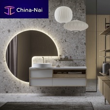 Double washbasin cabinet wall-hungwoodencontemporary