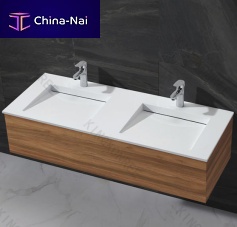 Double washbasin cabinet KKR-1332wall-hungstone resinacrylic