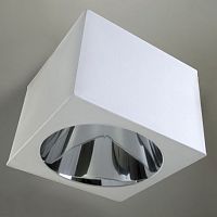 Contemporary ceiling light M005squareflexiblesilk