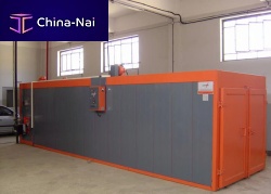 Truck-in oven dryingcuringelectric