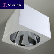 Contemporary ceiling light M005squareflexiblesilk
