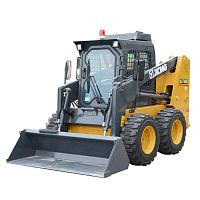Diesel skid steer loader XC740Krubber-tired