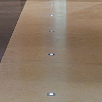 Recessed floor light fixture HOLLYWOODLEDroundsquare