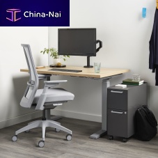 Contemporary chair EVOindoormeshmetal base