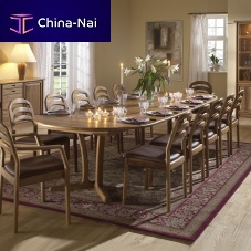 Traditional table 9275G-4oakoak baseoval