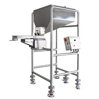Feeding system for the pharmaceutical industry for tablets