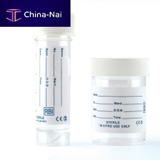 Laboratory sample container RAMBOLDI sputumurinewith screw cap