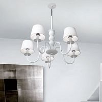Contemporary chandelier JOKER : 7259 BLmetalfabricincandescent