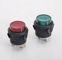 Signaling indicator light DFC Seriespanel-mountround