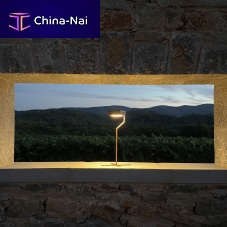 Table lamp TEE candlesticksteelstainless steelpainted metal