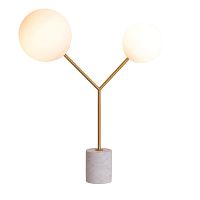 Table lamp 8050steelglassmarble