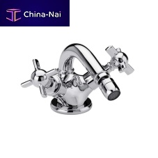 Double-handle bidet mixer tap HERITAGEcountertopmetalbathroom