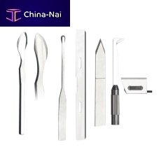 Metal handle scalpel fixed blade