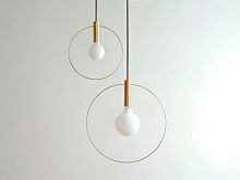 Pendant lamp AURAglasscontemporarycorded