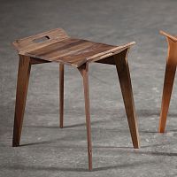 Contemporary side table TANZoakwalnutcherrywood