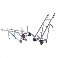 Transport trolley KIPPI- BOX handlingstainless steelcontainer
