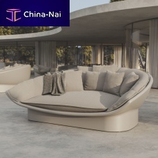Contemporary daybed Luna fabricleatherpolyethylene