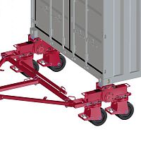 Container moving skate 4336 serieswith 4-point support