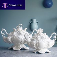 Ceramic soup tureen FUTURA 01for domestic usecommercial