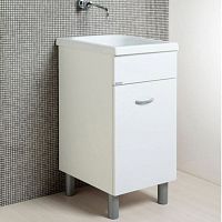 Free-standing washbasin cabinet CORALLO-45ceramiccontemporarywith integrated cupboards