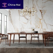 Contemporary table VYoiled woodplywoodglass
