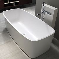 Oval bathtub 01free-standingcompositewhite