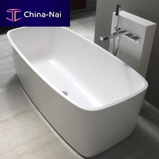 Oval bathtub 01free-standingcompositewhite
