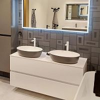Double washbasin cabinet GRADAwall-hungMDFcontemporary