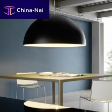 Pendant lamp AVICO MEDIUMchromed metalpolymercontemporary