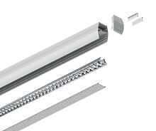 Contemporary light column OVO PIANTANAaluminumLEDindoor