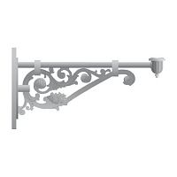 Galvanised steel street light bracket BM13aluminum