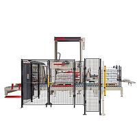 Low level infeed palletizer LLPbagfor the food industryindustrial