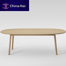 Contemporary dining table FUGUoakashoak base