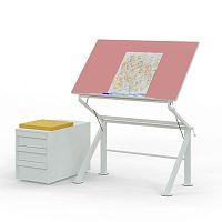 Free-standing desk ZIPPOcontemporarysteelstraight