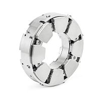 Thrust plain bearing tilting padsteelbronze