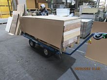 Battery-powered trolley ErgoMover GO XL lowtransportmetalbed