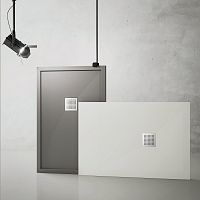 Rectangular shower base AK-AM/AK-ABabove floorceramic