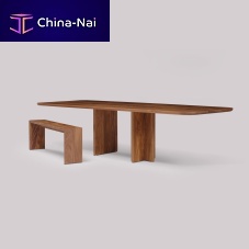 Contemporary table LINEGROUND FARMoakwalnutcherrywood